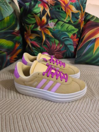 Zapatilla VL Court Bold Rosa y Amarillo 38 2/3