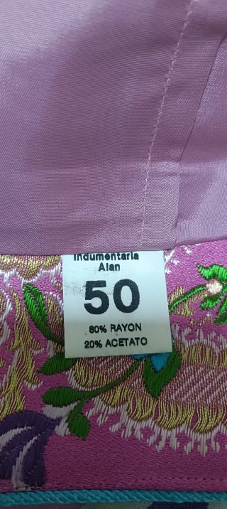 Chaleco fallero estampado floral
