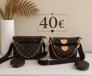 Bolso LV Marrón y Dorado