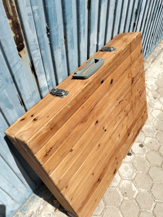 Mesa Plegable Madera Maletín con Sillas