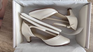 Zapatos de novia Rainbow Club Marsha Ivory Satin