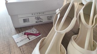 Zapatos de novia Rainbow Club Marsha Ivory Satin