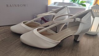 Zapatos de novia Rainbow Club Marsha Ivory Satin