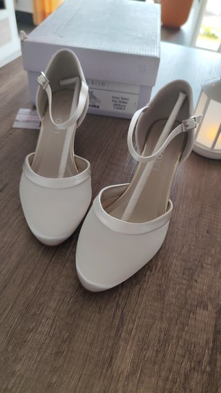 Zapatos de novia Rainbow Club Marsha Ivory Satin