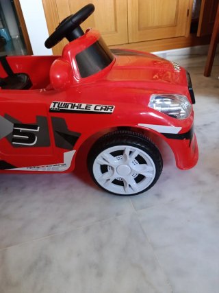 Coche niño rojo batería y mando