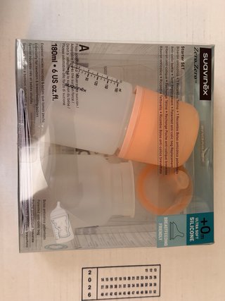 Biberón Suavinex Zero.Zero 180ml + Accesorios