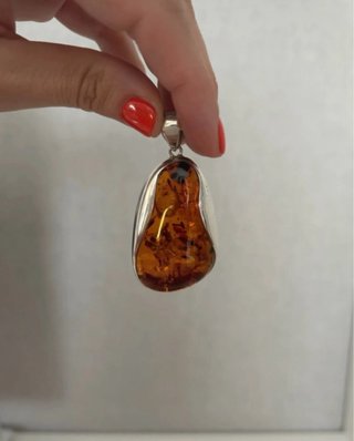 Colgante Plata 925 y Ámbar Natural