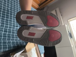 Zapatillas Jordan 3 Azul y Blanco