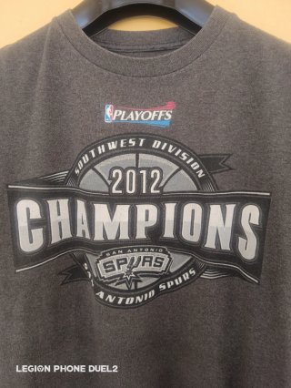 Maglietta San Antonio Spurs Champions 2012