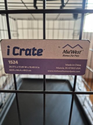Jaula perro i-Crate 1524 metal