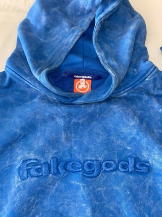 Sudadera Fake Gods Azul Lavado