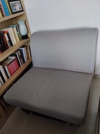 Sillón cama individual Lycksele azul