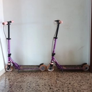 2 Patinetes niña morados