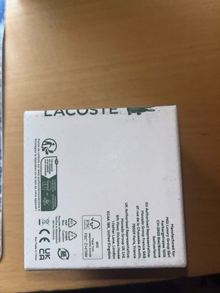 Reloj Lacoste Negro Original