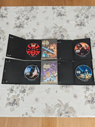 Lote 6 DVDs Saga Star Wars - Buen estado