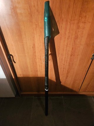 Caña de pescar 7.5m Carson y carrete shimano spher