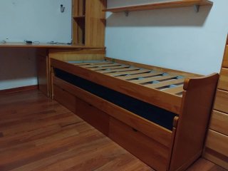 Dormitorio juvenil completo madera