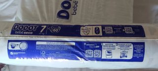 Pañales Dodot Talla 7 (+15kg) - 115 unidades