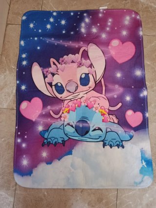 Alfombra infantil Stitch y Ángel