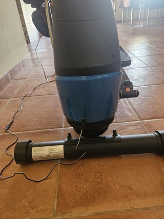 Bicicleta Elíptica Negra y Azul