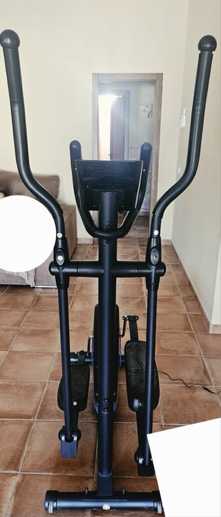 Bicicleta Elíptica Negra y Azul