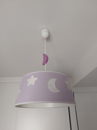 Lámpara infantil estrellas y lunas