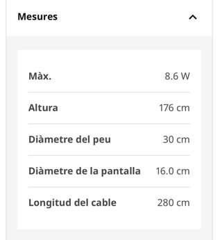 Lámpara de pie 3 focos regulables