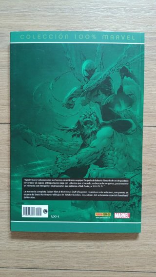 Spiderman Lobezno 100% Marvel Materia Leyendas