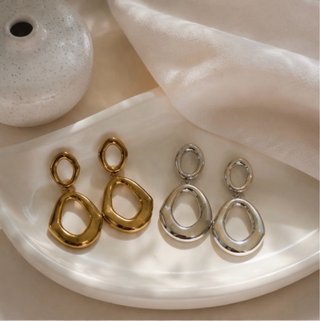 Pendientes Acero Inoxidable Dorados y Plateados