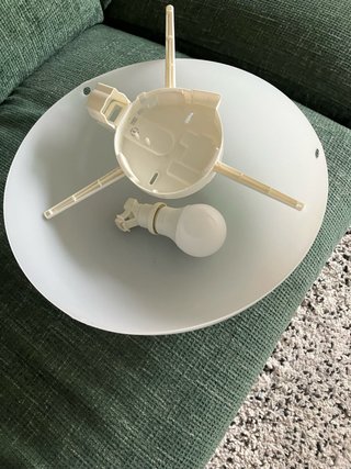 Lámpara Plafón Ikea Blanca