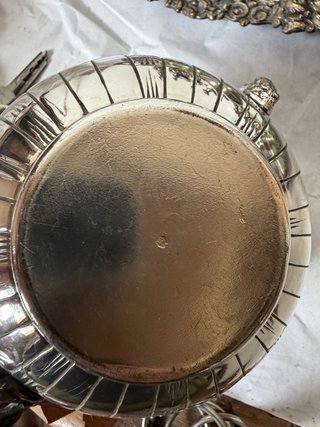 Juego de té de alpaca