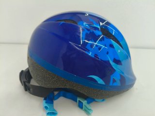 Casco bici infantil azul