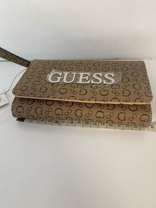 Billetera Guess Marrón Monogram