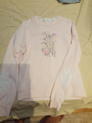 Sudadera rosa con dibujo de la hada campanilla