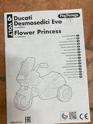 Moto elettrica Peg Perego Ducati Desmosedici EVO 6