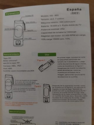 Licuadora Portátil KOAiocNu HS-860