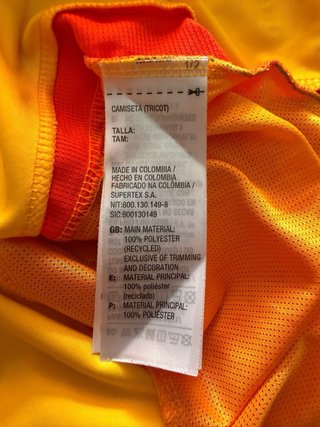 Camiseta Adidas Colombia Talla XL ORIGINAL