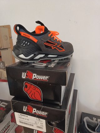 Scarpe U-Power Ryder ESD S1P SRC Grigio Arancio