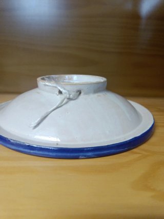 Plato Decoración Marroquí Azul y Blanco
