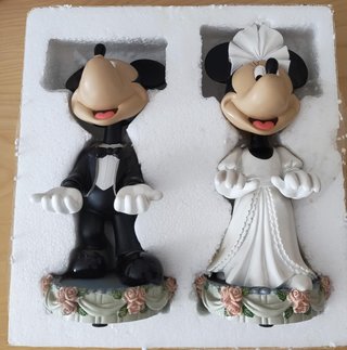 Figuras Mickey y Minnie Novios - Disney