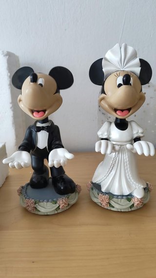 Figuras Mickey y Minnie Novios - Disney