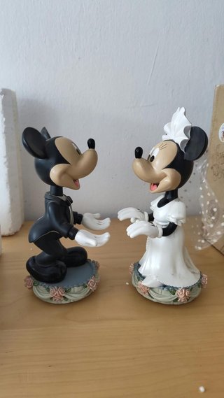 Figuras Mickey y Minnie Novios - Disney