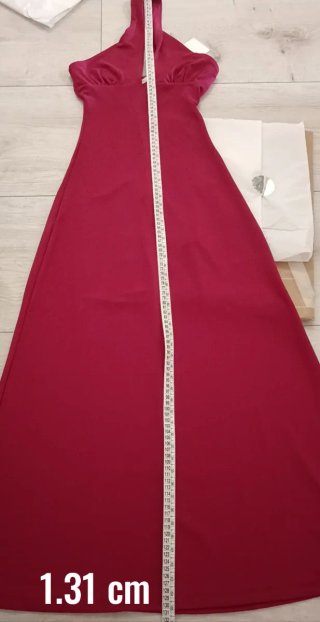Vestido Largo Fucsia.