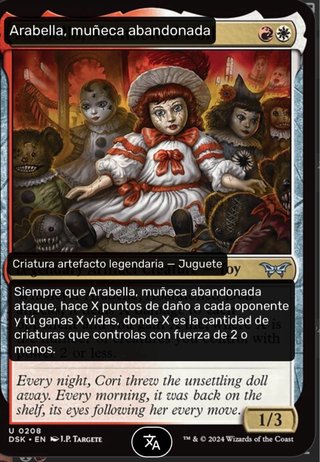 Arabella, muñeca abandonada - Magic The Gathering