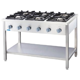 COCINA 6 FUEGOS A GAS CON MESA 430