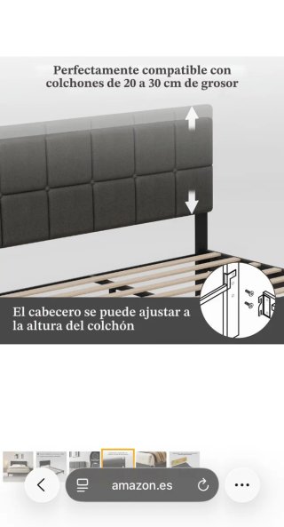 Base de cama Z-hom 140x200cm