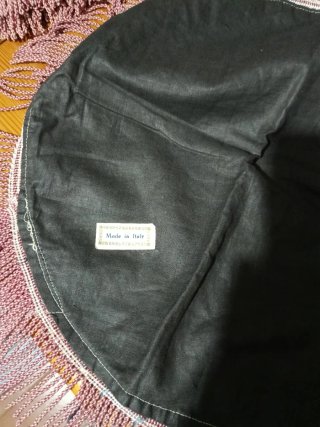 Bordado textil antiguo caballo y jinete
