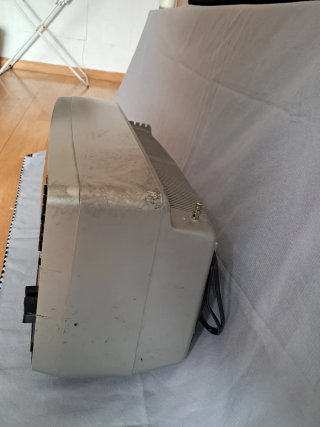 Televisor Antiguo Grundig Marrón/Plateado