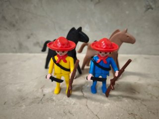 Playmobil Oeste. 2 Mexicanos vintage