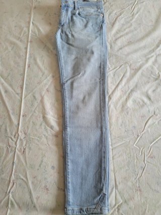 Pantalón Cropped Skinny marca Salsa azul claro